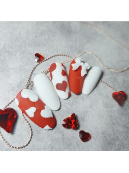 イルス(Ilus)/モコモコハートネイル♪