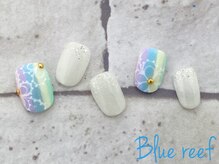 ネイルアンドまつげエクステ ブルーリーフ 四谷三丁目店(Blue Reef)/フラワーネイル