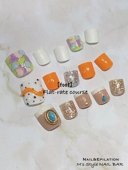 エムズスタイル ネイルバー(M's Style NAIL BAR)/フットデザインサンプル