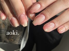 桃ネイル