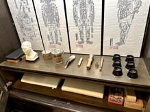 アノン 松山(Anon)/古典経絡図と道具