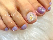 アンガット(angot.)/パープルニュアンスラメフット