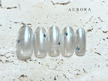 アウロラ 代々木上原(AURORA)/夏ネイル ミラー 学割