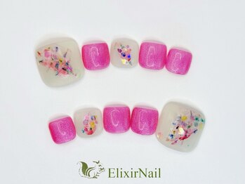 エリクサーネイル 西武新宿(Elixir Nail)/フット　やり放題／クーポン使用