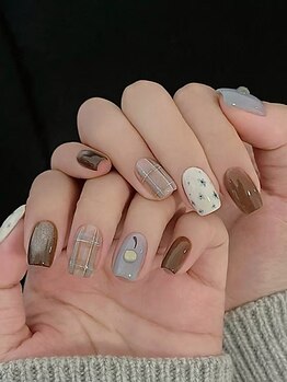 閨匠ビューティサロン 表参道店の写真/ショートネイルの種類も豊富です！【平日10-17迄時限定!初回オフ無料★シンプル定額50種類￥5980】