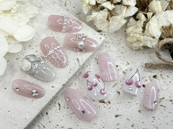 レゴリス ルナ 天神大名(REGOLITH LUNA)の写真/愛されネイルで女子力UP♪デートや合コンなど、季節のイベントに合わせてモテ可愛な指先にしませんか☆