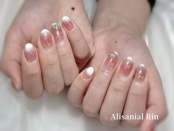 アリサネイル(ALISA NAIL)/雪の結晶ネイル