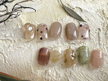 アメ(Ame')の写真/シンプルだけどオシャレな手元を再現!大人女性の魅力を最大限に引き出すデザインを追求◎お気軽にご来店を!