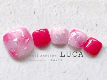 ネイルアトリエルカ(nail atelier LUCA)/W-648 ニュアンスシェルネイル