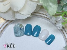 ネイルサロン トゥリー(TREE)/シンプル親指アートコース¥7900