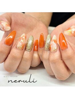 ネルリ(neruli)/orange &nbsp;nail
