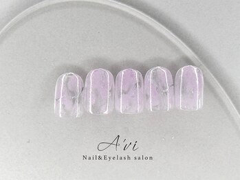 ネイルアンドアイラッシュ アヴィ(Nail and Eyelash A'vi)/ハンド定額デザイン ¥7600