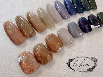 ネイルサロンアンドスクール ラフェルモ 札幌駅前店(la fermo)/マグネフラッシュネイル 7,700
