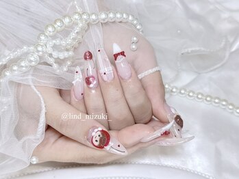 リンドネイル バイ モカ アンド ララ(Lind nail by moca and LaLa)/【mizuki】さくらんぼ推しネイル