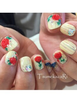 ツメカザリ 西金沢店(TsumekazaRi)/*美女と野獣ネイル:Hand*