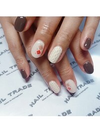ニット＆アーガイルネイル