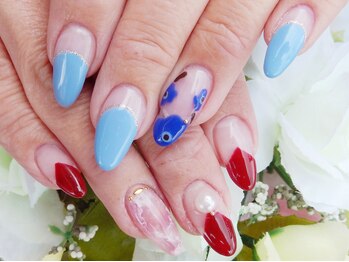 フラッシュネイル SORIO宝塚店/除去付デザイン定額コ-ス◇