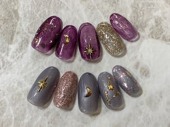 ネイルサロン キャンディネイル(Candy Nail)/星座ネイルby増田
