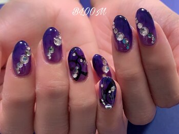 ネイルサロン ブルーム(BLOOM)/パープルグラデーション759