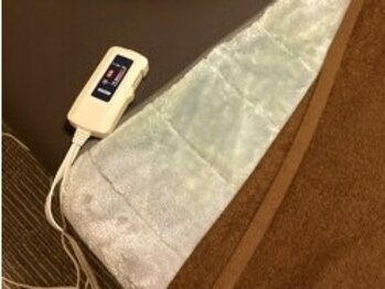 リラクゼーション休/電気毛布でポカポカ