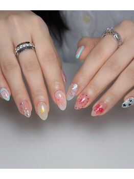 サムズアップネイル(thumbs up nail)/お客様ネイル