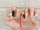 黒ドットネイル