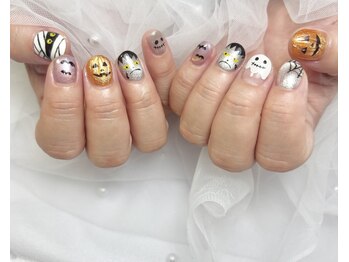 ハロウィンネイル