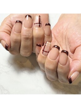 フレンチ×チェック