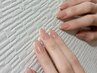 【結婚式に向けて】ブライダルネイルまでのお爪育成シンプルネイル ¥8550~