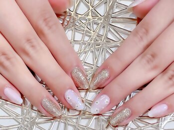 ラルネイル 大宮(Lull. nail)/大人フラワーネイル