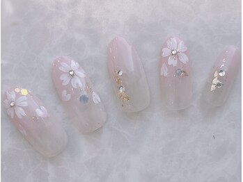 桜ネイル　トレンドB