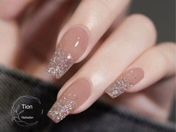 ティオン 川崎店(Tion)/オンブレフレンチ・冬ネイル