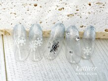 ラティレ 銀座(Lattirer)/雪の結晶ネイル