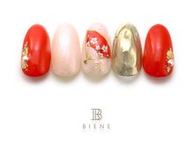 ビーネ 品川 高輪店(BIENE)/2026年新春ネイル(成人式)-4