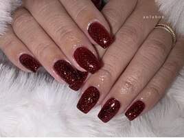 フラッシュネイル　【ボルドー】