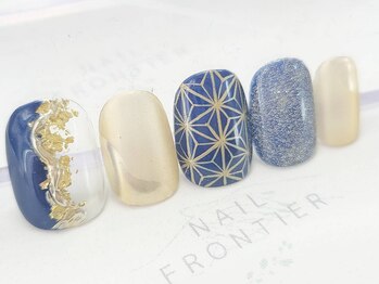 ネイルフロンティア 吉祥寺(NAIL FRONTIER)/和柄ニュアンス8980円～