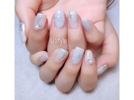 涼しげネイル