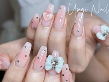 ウサギネイル 新大久保店(usagi nail)/ピンクネイル