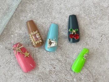 ハイネイルアンドラッシーズ(Hi! Nails&Lashes)の写真/【経堂駅徒歩1分にNewopen】絶妙なおしゃれワンカラー～最新トレンドまで◎周囲からの"可愛い"を独り占め★