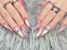 ダークハニー 池袋店(Dark Honey)/キラキラピンクマグネットネイル