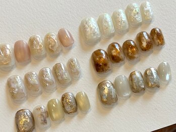 アールネイル(r.nail)の写真/周りと差をつけられる理想のニュアンスデザインが定額メニューで!他には無いデザインでトレンドの一歩先へ!
