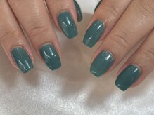 マラマネイル(Malama Nail)/グリーン/ワンカラー/秋/