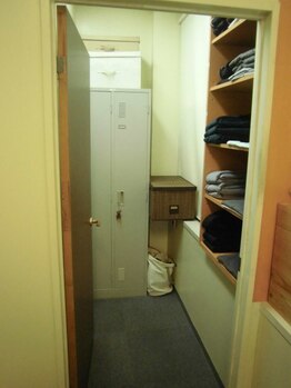 ティーシーボディーケアスペース TC Body Care Space/カイロの更衣室です。