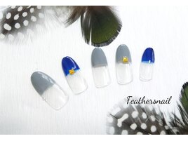 スクエアフレンチネイル♪