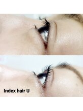インデックスヘアーユー 錦糸町(in'dex hair-U)/まつげパーマ上下　￥6500