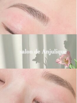 サロンド アンジュリーク(salon de Anjulique)の写真/一人ひとりの黄金比に合わせた美眉をご提案◎まつ毛パーマとセットでさらにお顔の印象が変わります♪