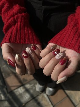 デコル(DecoL.)/成人式ネイル