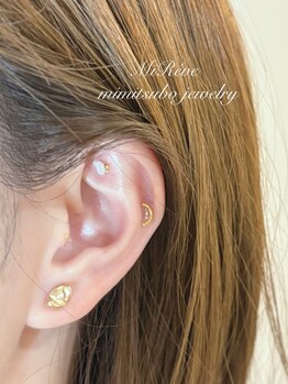 ミレーヴ(MiReve)/耳つぼジュエリー5粒