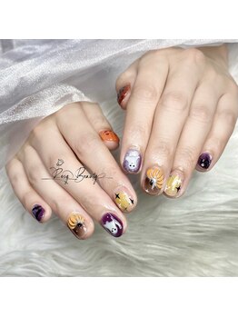 ロージー 赤羽(Rosy)/ハロウィンネイル