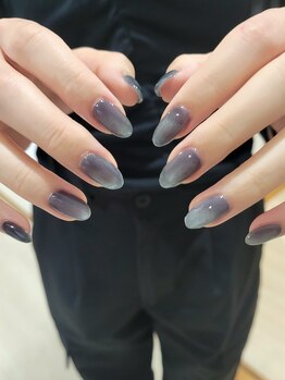 冬マグネットネイル